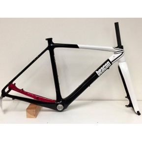 Фреймсет Beacon BF-45 Cyclocross Frameset  Carbon  Black/White Фото №1