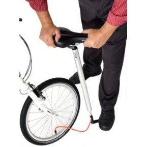 Подседельный штырь с насосом Dahon Zorin silver 31,6 мм Фото №1