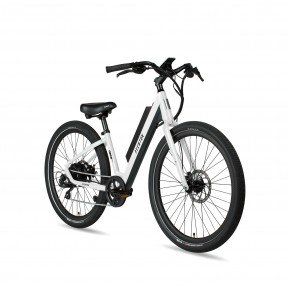 Электровелосипед 27,5" Aventon Pace 350 Step-Through 2022 White Фото №1
