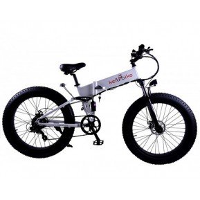 Електровелосипед фетбайк Kelb E-1911WS 26 "350W, 48V Silver Фото №1