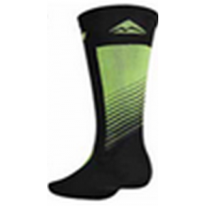 Socks Long S (24см, 37-39) Black, Green Фото №1