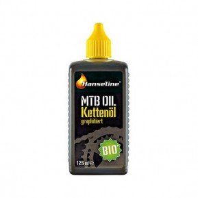 Смазка для цепи Hanseline BIO-MTB-Oil, 125мл (графитная) Фото №1
