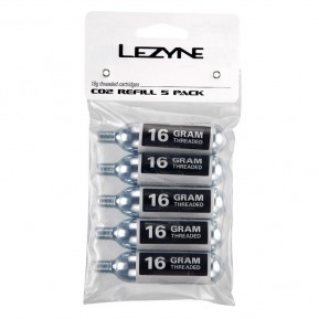 Балон Lezyne CO2 16G 5 штук Сріблястий Y13 Фото №1