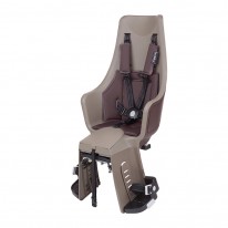 Дитяче велокрісло Bobike Exclusive maxi Plus Carrier LED / Toffee Brown від 9 до 22 кг