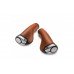 Грипсы BROOKS GP1 Leather Grips 130/130mm Brown Фото № 3