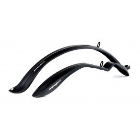 Комплект крил 24"-28" SIMPLA Raptor SDS, кріплення заднього скобою, чорні Фото №1