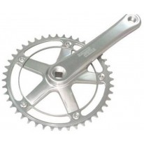 Шатун Sturmey Archer FCT66 46T, для фикс. под квадрат, 170mm, 1/2"*1/8" серебр.