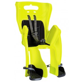 Сиденье задн. Bellelli Little Duck Standard Multifix неоново-желтое с черной подкладкой (Hi Vision) Фото №1