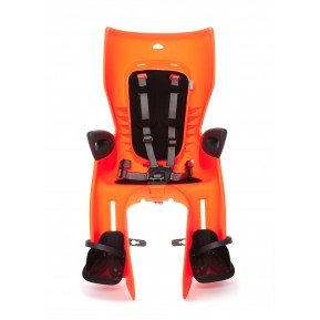 Сидіння задн. Bellelli Summer Standart B-fix до 22кг, помаранчеве з чорної підкладкою Фото №1