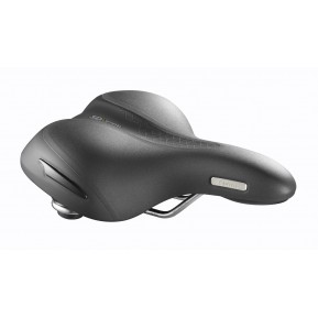 Сідло Selle Royal Premium Relaxed база-сталь Manhattan, Black Lama Фото №1