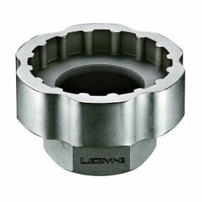 Зйомник каретки LEZYNE EXTERNAL BOTTOM BRACKET SOCKET 3/8" SOCKET, 16 NOTCH, 44MM, FOR SHIMANO Сірий Y18 Фото №1