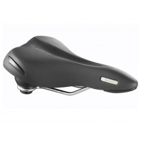Седло Selle Royal Premium OPTICA MODERATE, 3D Skingel, обивка Black Astrale, 271х169мм, 540г, эластомеры, унисекс  чёрное