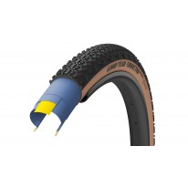 Покришка 700x40 (40-622) GoodYear CONNECTOR tubeless complete, folding, black/tan, 120tpi 525г
