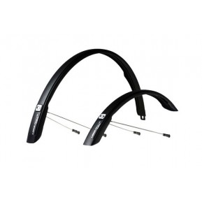 Комплект крыльев 28" SIMPLA Ubiquit Urban SDL 45mm, чёрные Фото №1