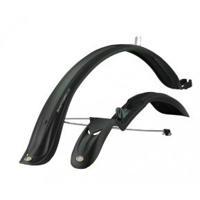 Комплект крыльев 24"-28" SIMPLA Raptor SDS + stay, с металлическими дугами, черные Фото №1