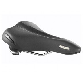 Седло Selle Royal Premium OPTICA MODERATE, 3D Skingel, обивка Black Astrale, 271х169мм, 540г, эластомеры, унисекс  чёрное Фото №1