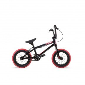 Велосипед BMX  12" Stolen AGENT 13.25" 2021 BLACK W/ DARK RED TIRES Фото №1