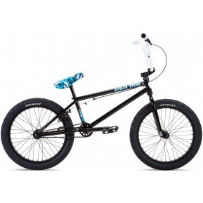 Велосипед  20" Stolen STEREO 20.75" 2022 BLACK W/ SWAT BLUE CAMO (FM seat) Фото №1