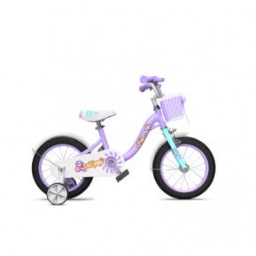 Велосипед детский RoyalBaby Chipmunk MM Girls 18", 115-145 см фиолетовый Фото №1