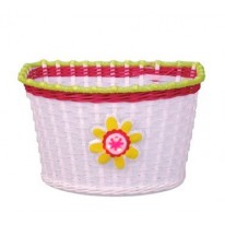 Кошик Green Cycle GCB-02-8 дитячий плетений пластик білий