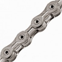 Цепь KMC e10 Silver 10 скоростей 122 звена серебряный + замок