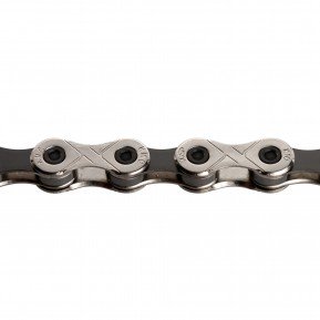 Ланцюг KMC X11, 11 швидкостей, 118 ланок Silver/Black + замок Фото №1