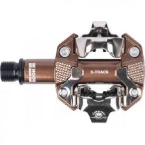 Педалі Look X-TRACK GRAVEL EDITION алюміній, вісь chromoly 9/16", бронзові 390 г Фото №1