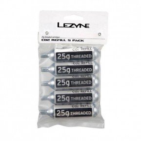 Картридж Lezyne CO2 25G CARTRIDGE 5 штук серебристый Фото №1