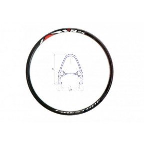 Обід 27.5" Velotrade двостінний, під диск, 36 сп (Україна) Фото №1